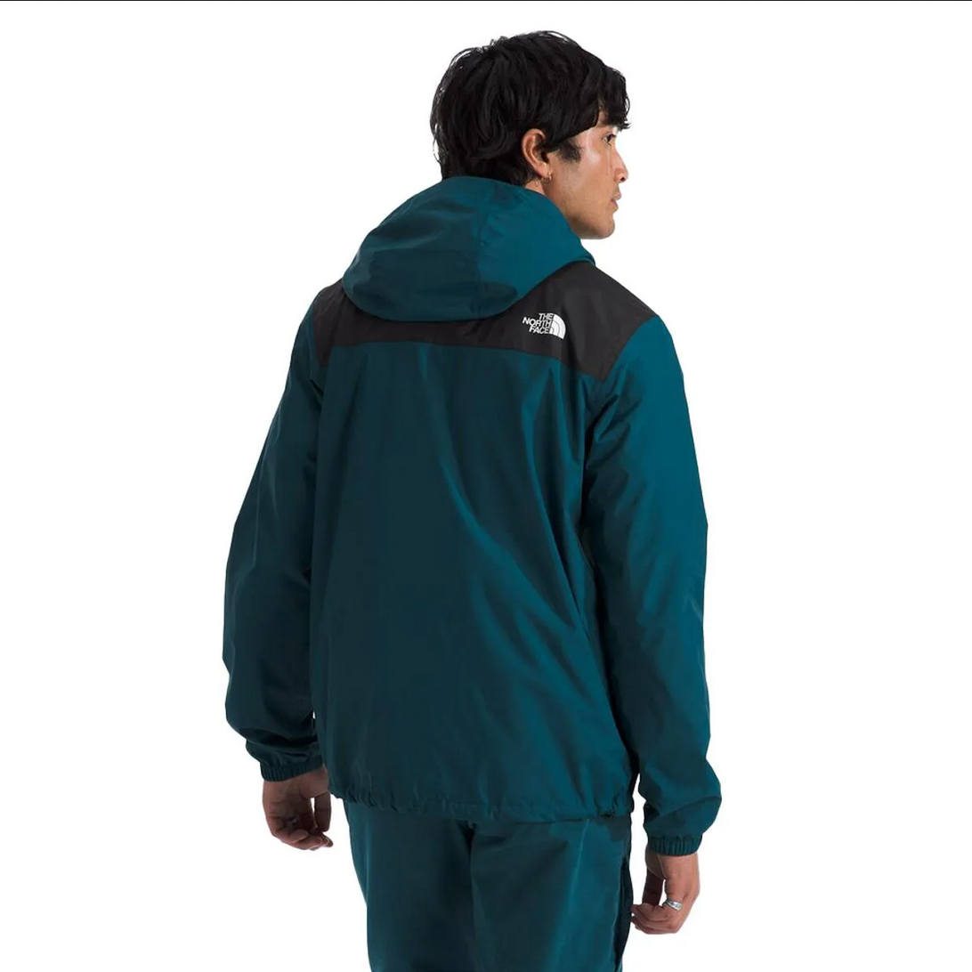 Chamarra Impermeable Antora Hombre, Azul c/Negro