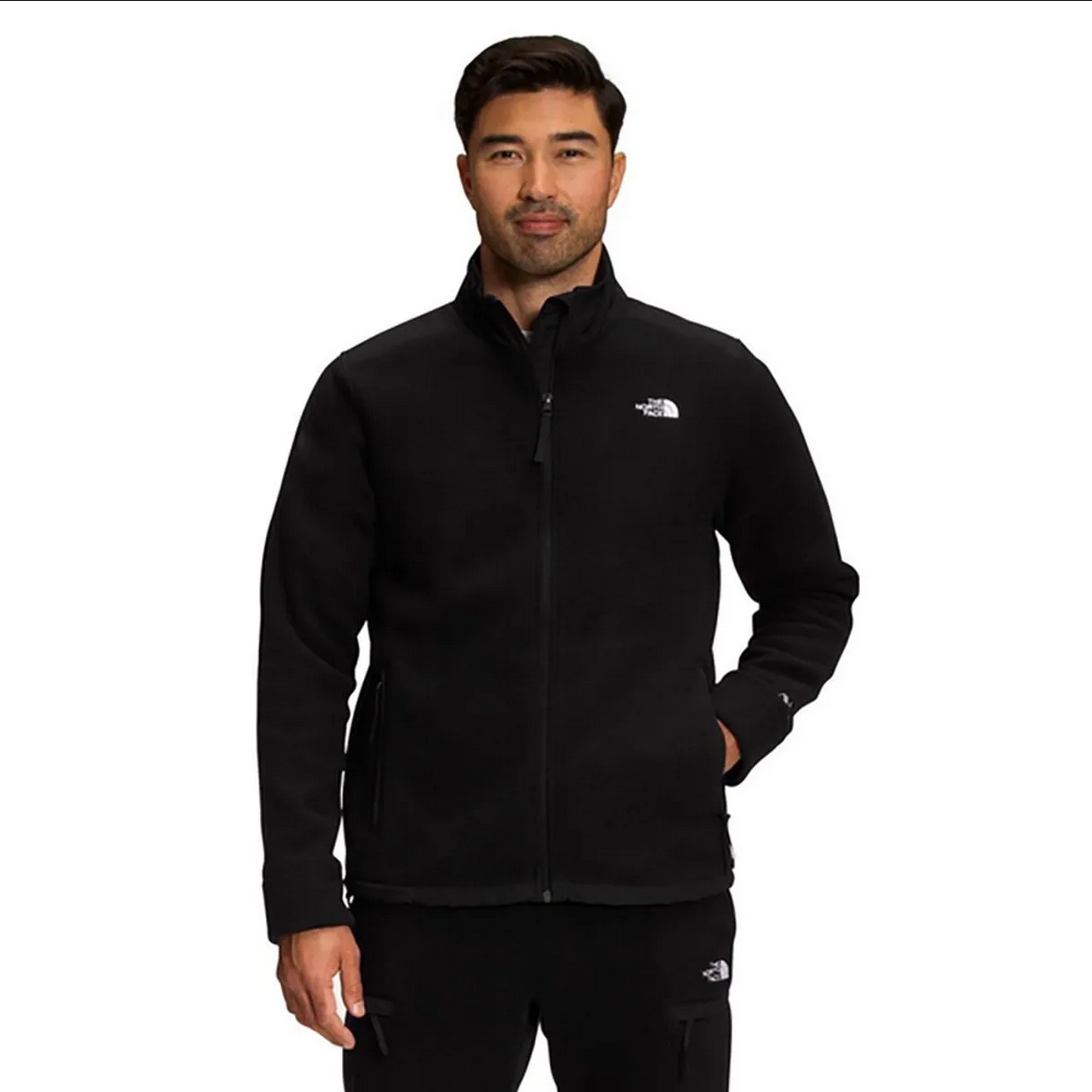 Chamarra polar Alpine 200 Hombre, Negro