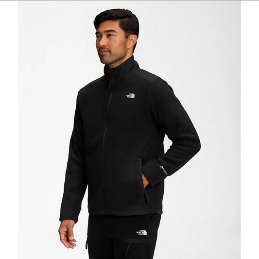 Chamarra polar Alpine 200 Hombre, Negro