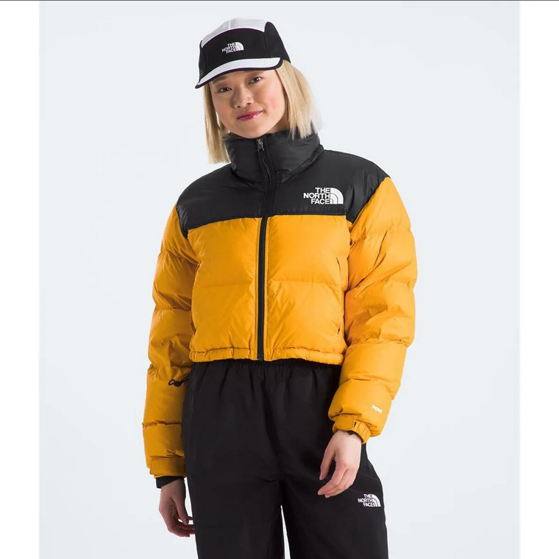 Chamarra de Pluma 2000 Retro Nuptse Mujer, Negro