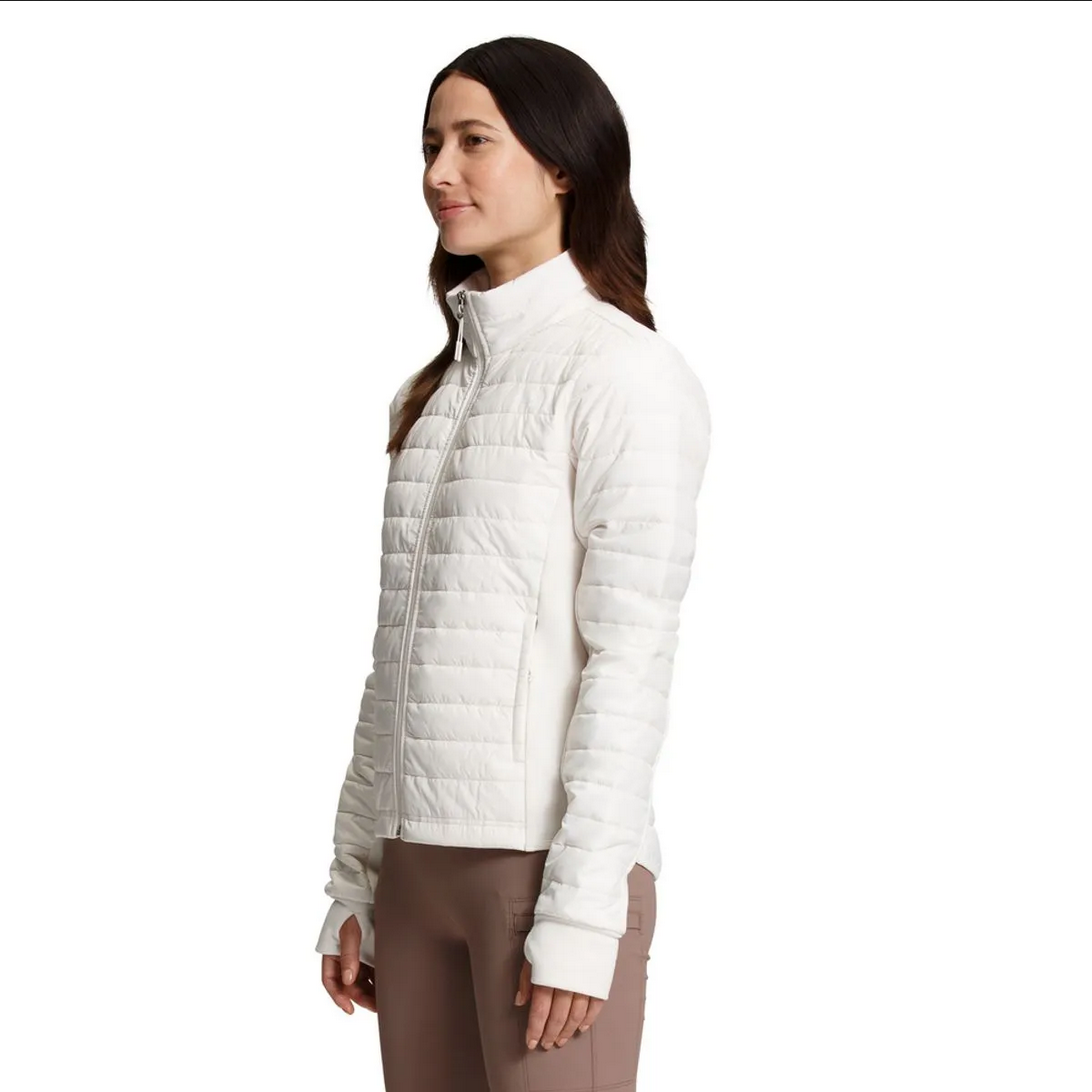 Chamarra Polar Canyonland Hybrid Mujer, Blanco Gardenia