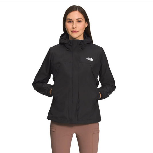 Chamarra Impermeable 3 en 1 Antora Mujer, Negro