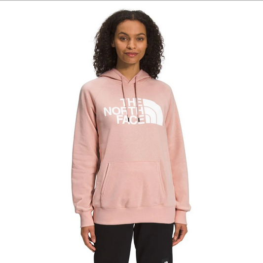 Sudadera con Gorro Half Dome Mujer, Rosa c/Blanco